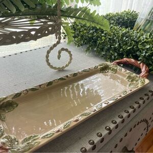 Bella Casa Ceramic Serving Tray